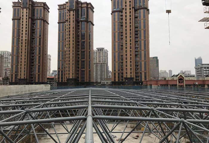 九台螺栓球网架结构