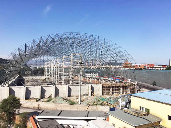 九台煤矿储煤棚网架工程