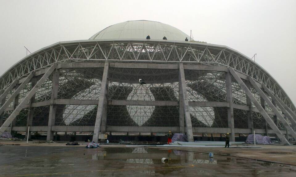 九台温泉馆网架工程